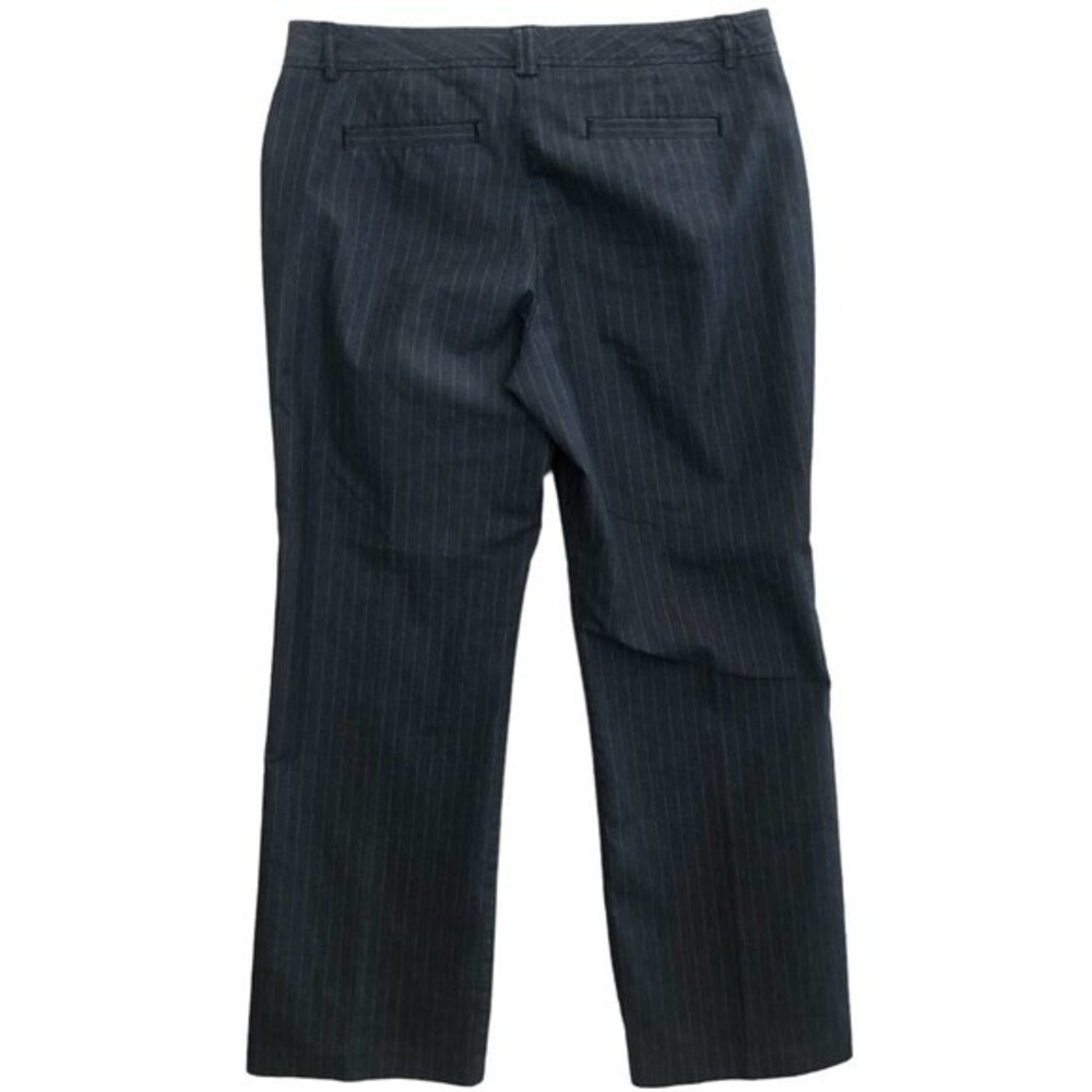 Gh bass & co dress pants slacks size 12 gray striped